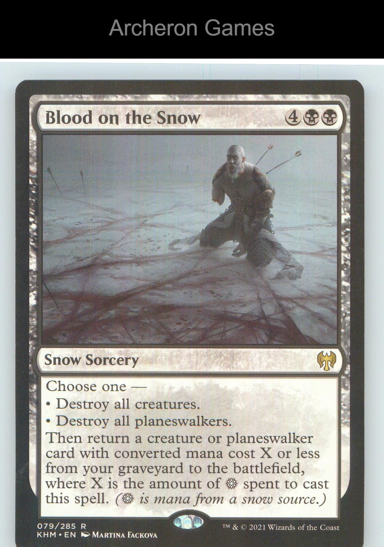 Blood on the Snow KHM 79 R MTG Card NM/EX+