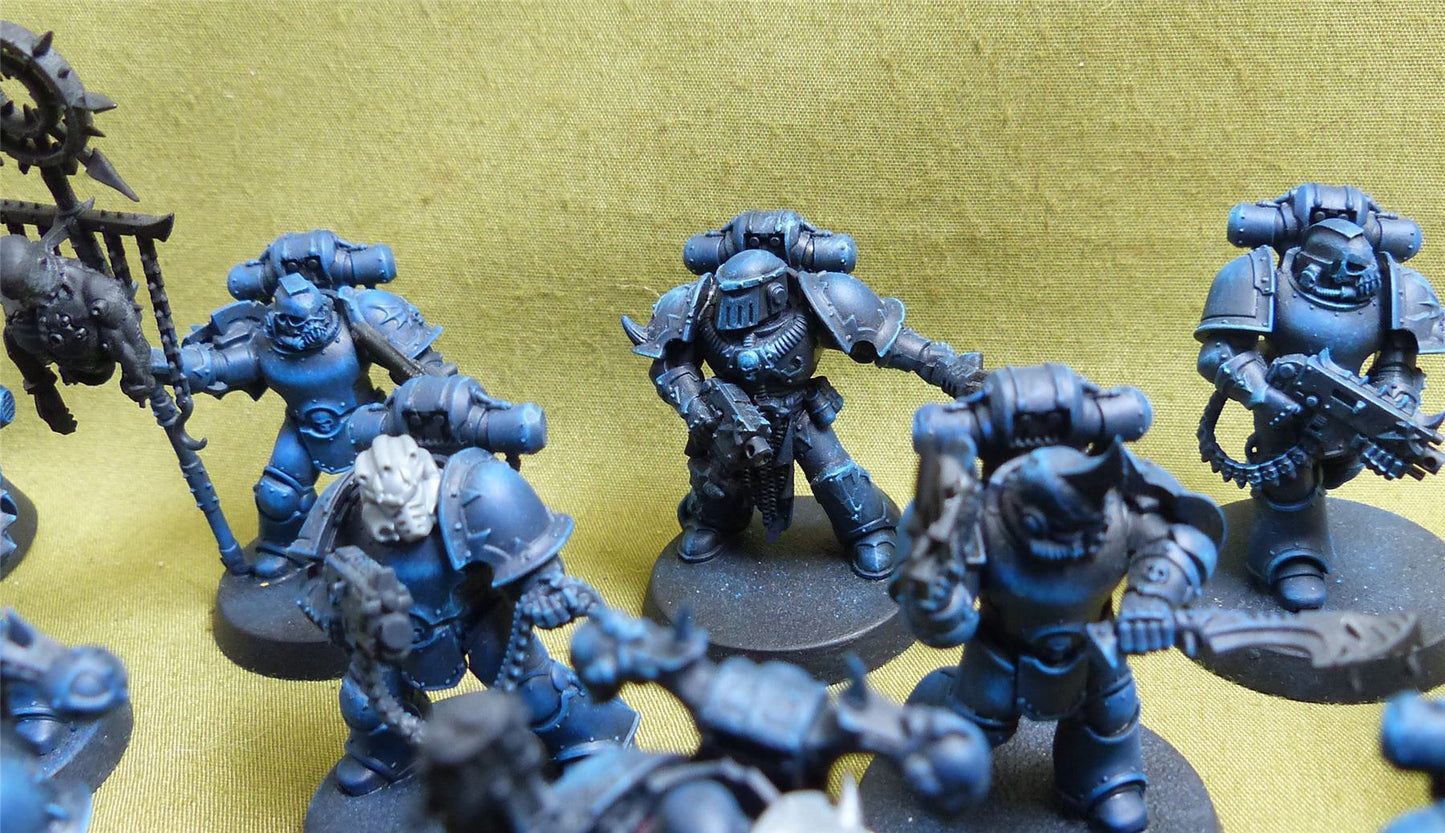 Tactical Squad set of 15 - Night Lords - Warhammer Horus Heresy #1P