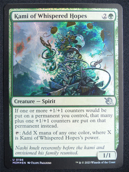 Kami of Whispered Hopes Foil - MOM - Mtg Card #23U