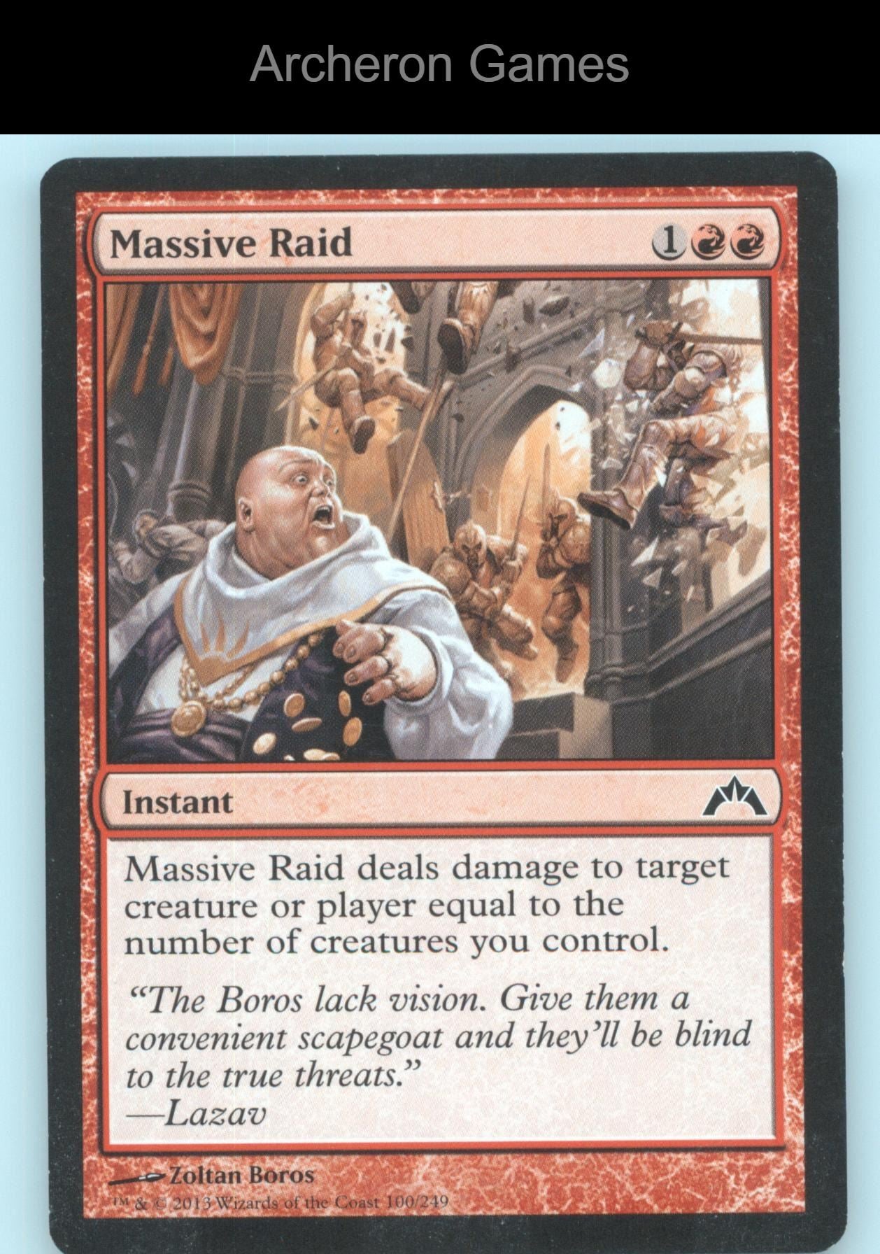 Massive Raid 100 C MTG Card Gatecrash