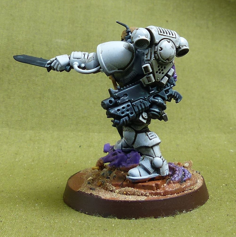 Lieutenant with Combi Weapon painted - White Scars - Warhammer 40K #4PR