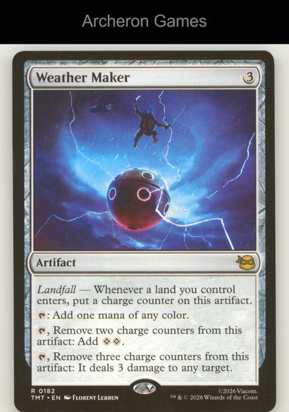 Weather Maker TMT 0182 R MTG Card Teenage Mutant Ninja Turtles