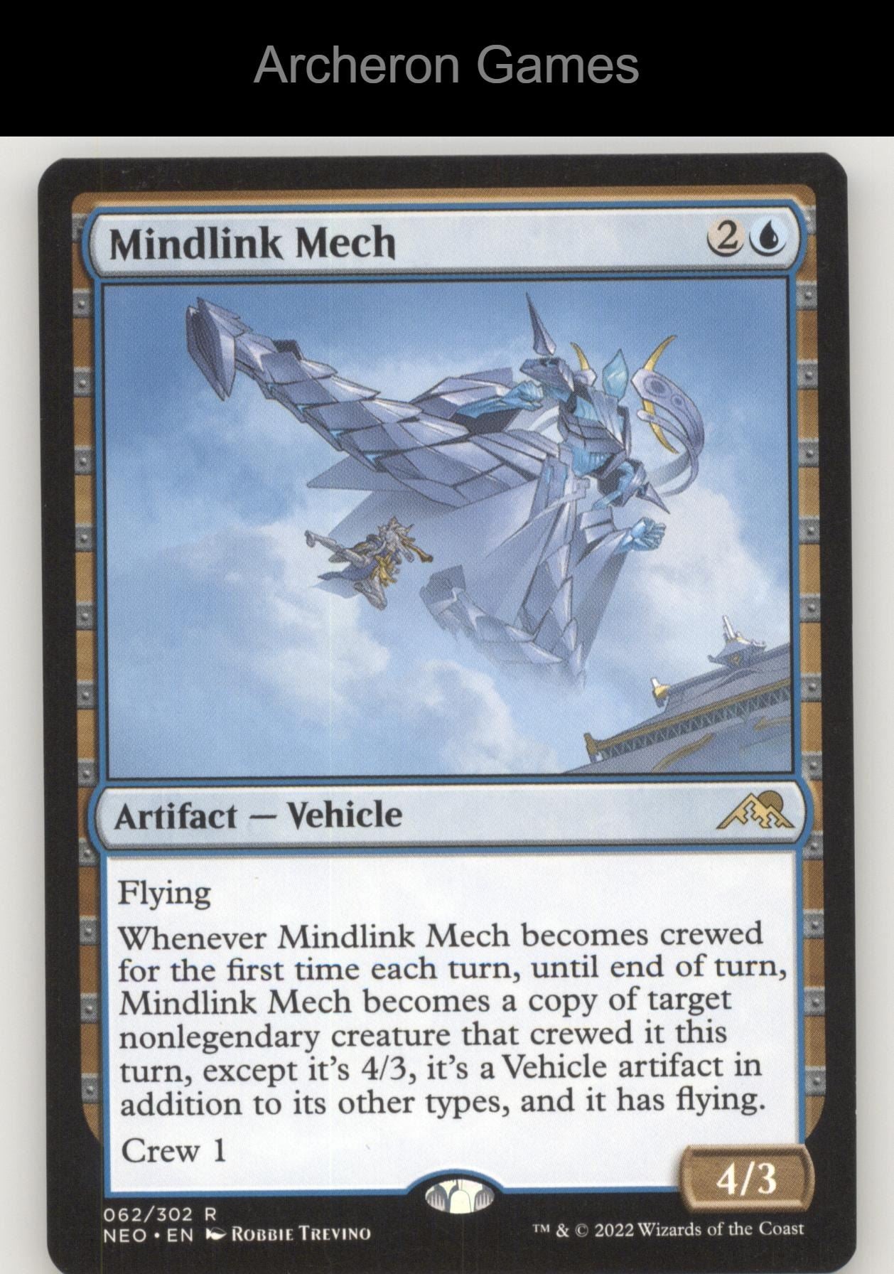 Mindlink Mech 62 R MTG Card Kamigawa: Neon Dynasty