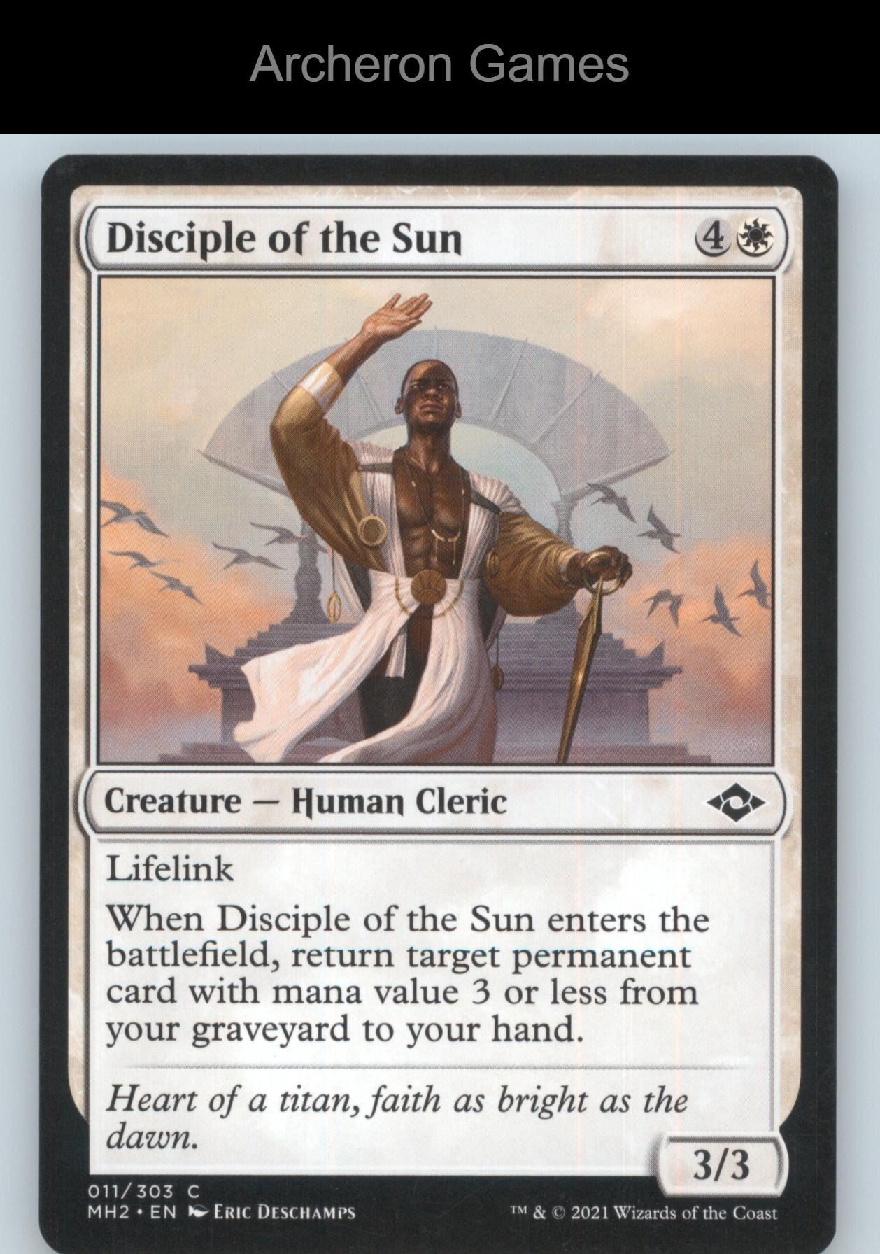 Disciple of the Sun 11 C MTG Card Modern Horizons 2