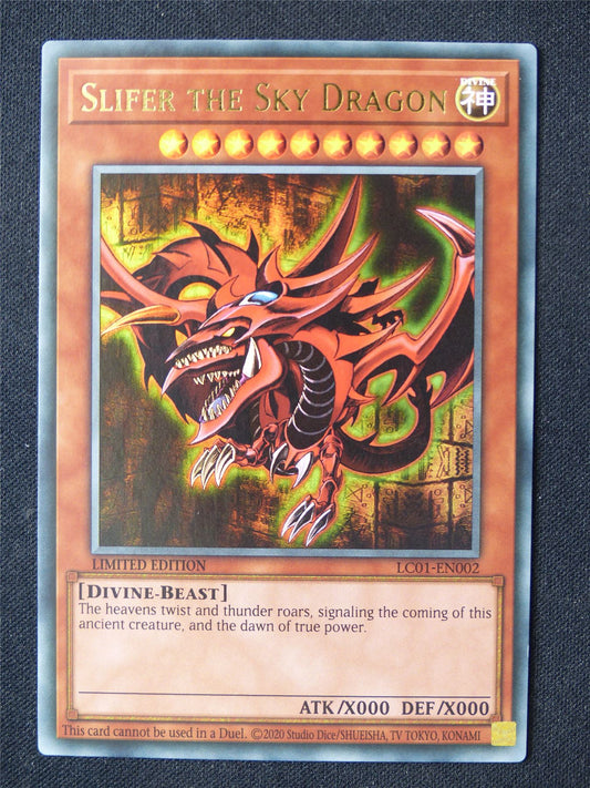 Slifer the Sky Dragon LC01 Ultra Rare - limited ed Yugioh Card #K