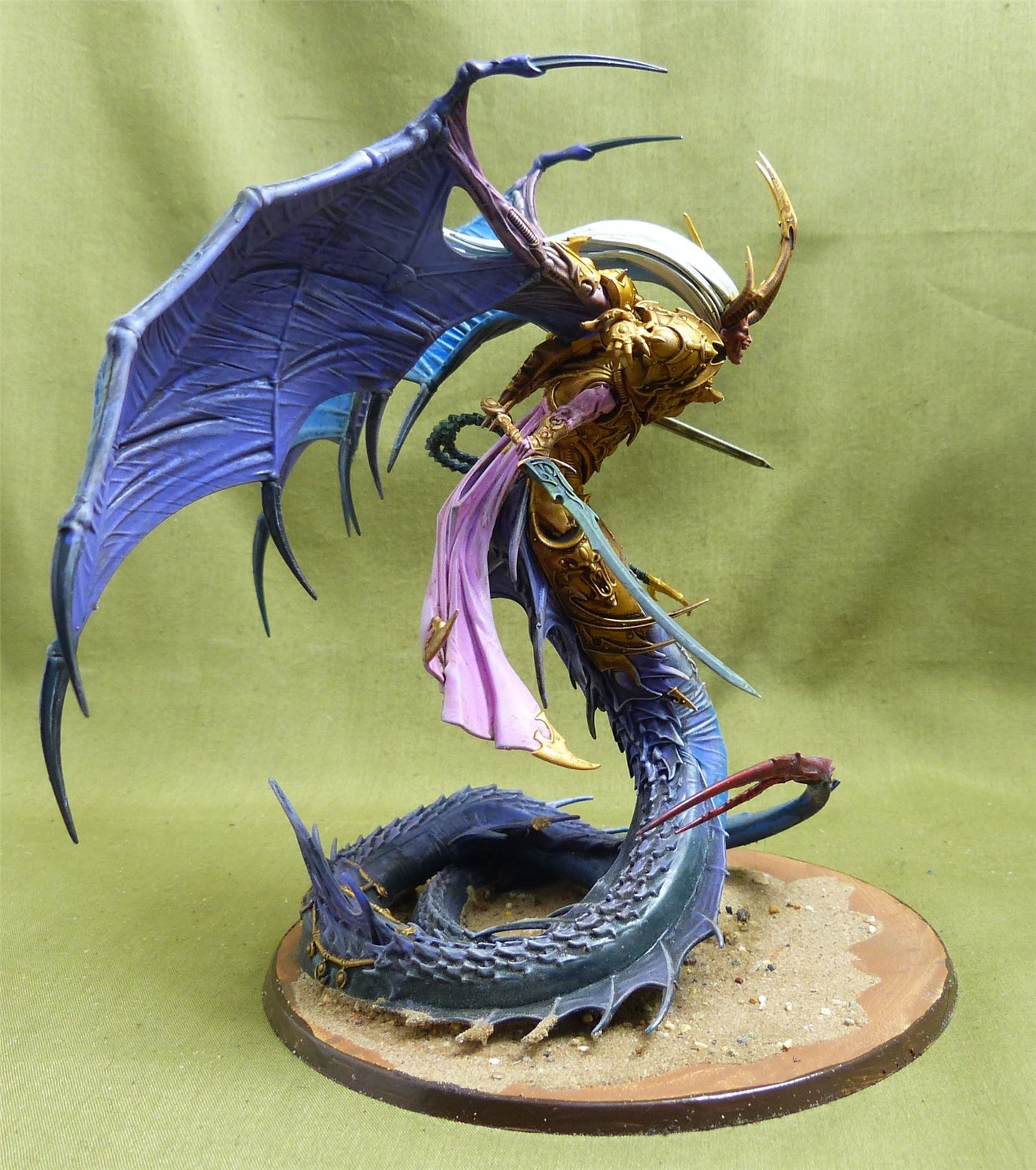 Fulgrim Daemon Primarch of Slaanesh painted - Emperor's Children - Warhammer 40K #62L