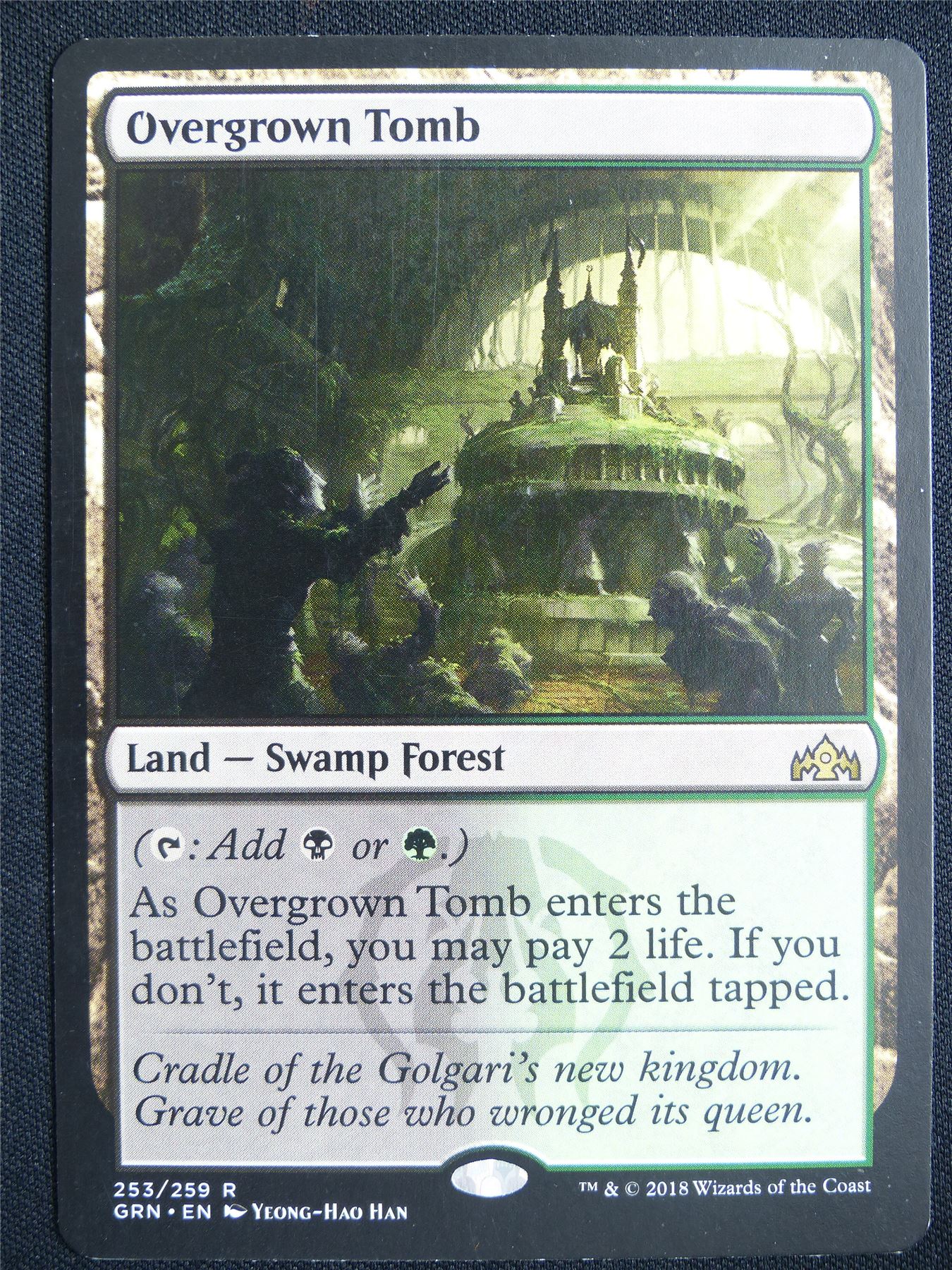 Overgrown Tomb - GRN - Mtg Card #20A