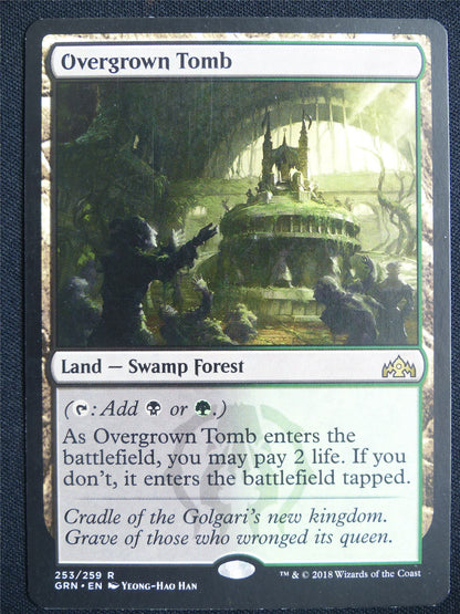 Overgrown Tomb - GRN - Mtg Card #20A