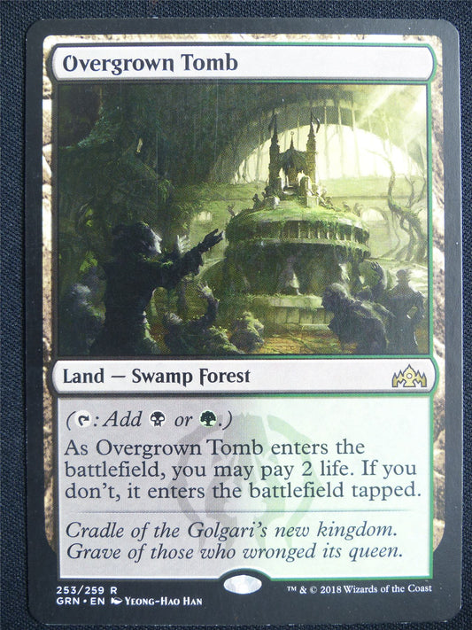 Overgrown Tomb - GRN - Mtg Card #20A