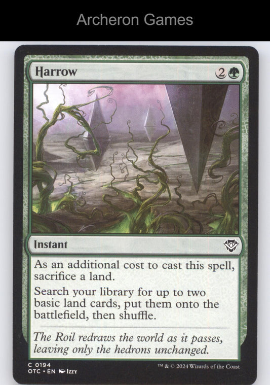 Harrow 194 C MTG Card Commander: Outlaws of Thunder Junction