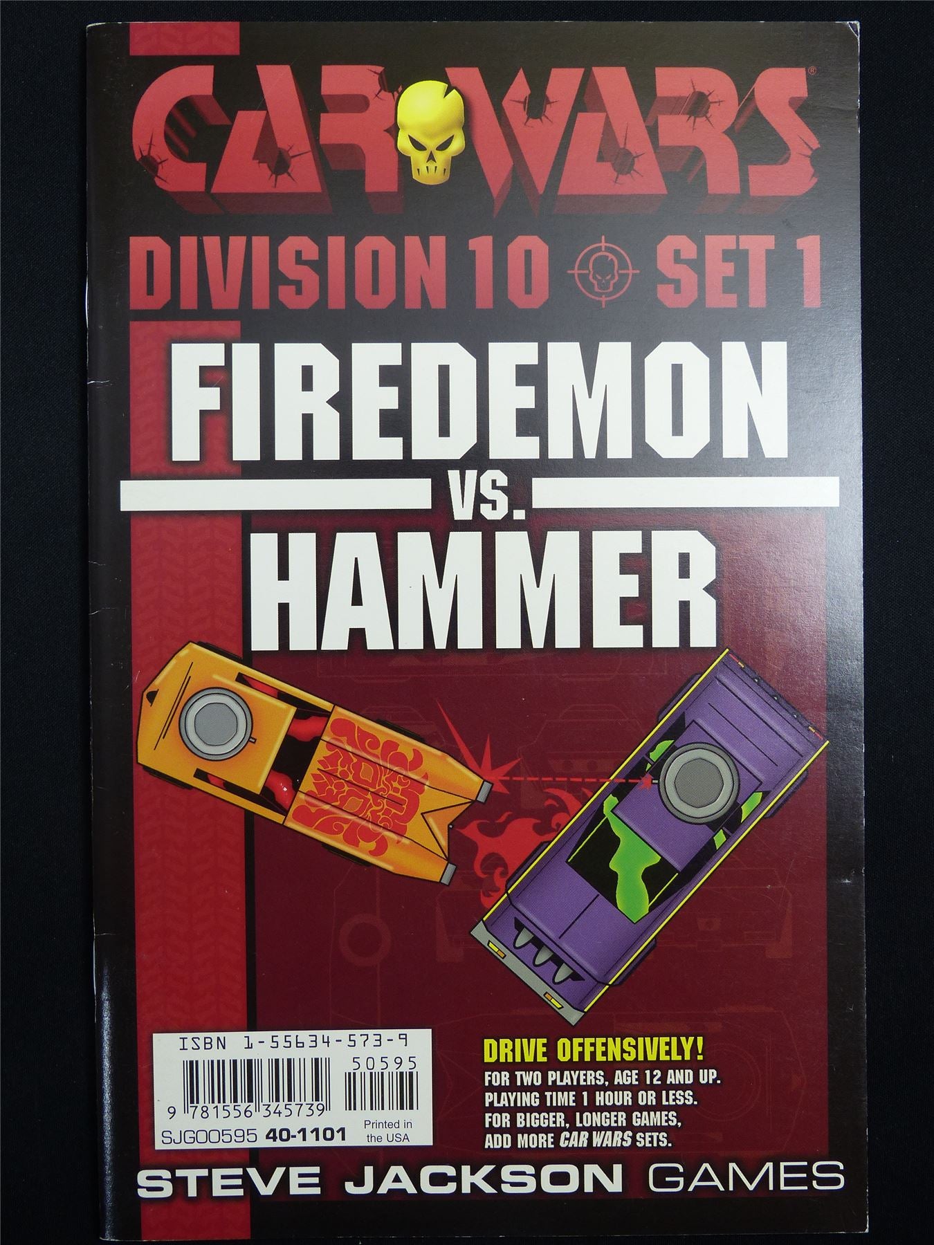 Car Wars Division 10 Set 1: Firedemon vs Hammer -  Roleplay Booklet #NC