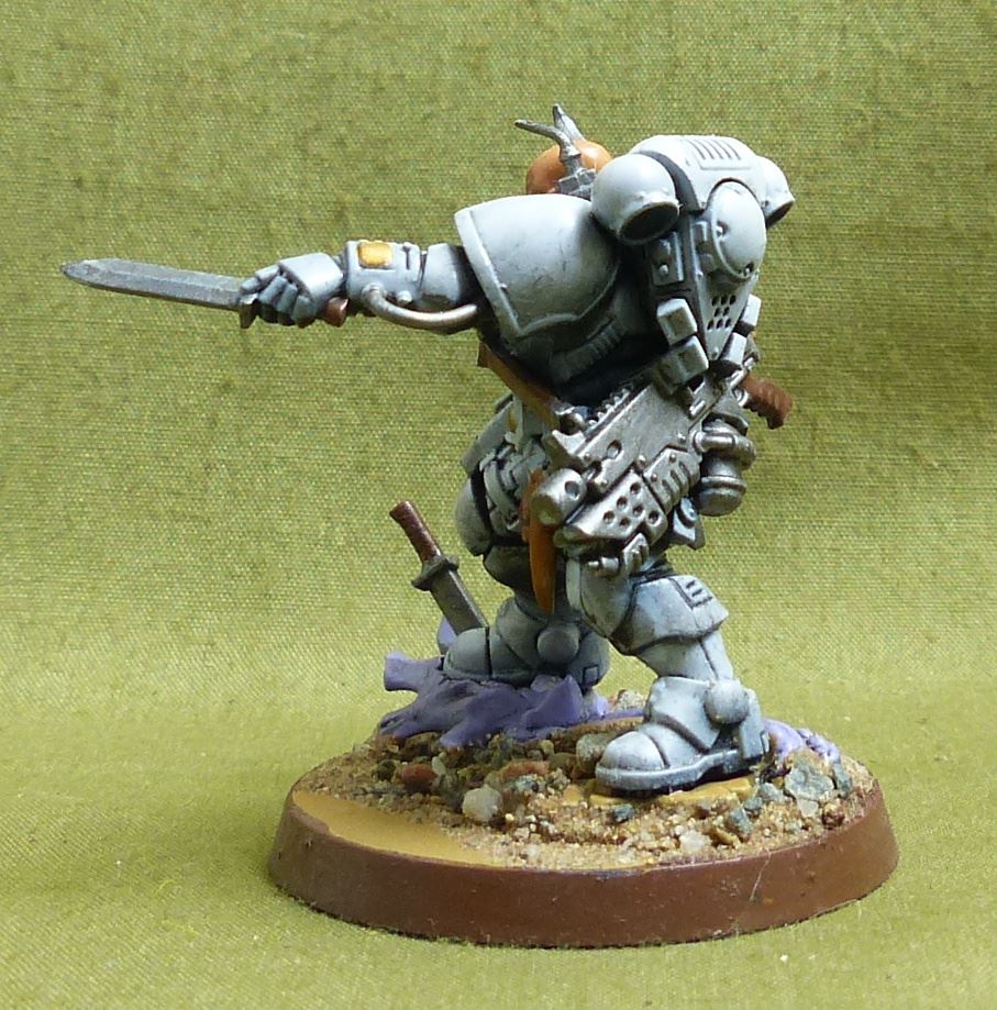Lieutenant with Combi Weapon painted - White Scars - Warhammer 40K #4CE