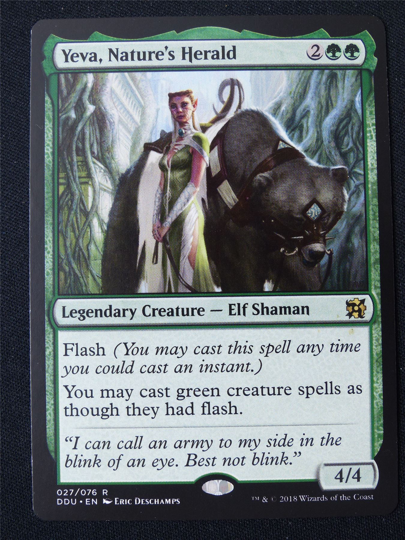 Yeva Nature's Herald - DDU - Mtg Card #1Z5