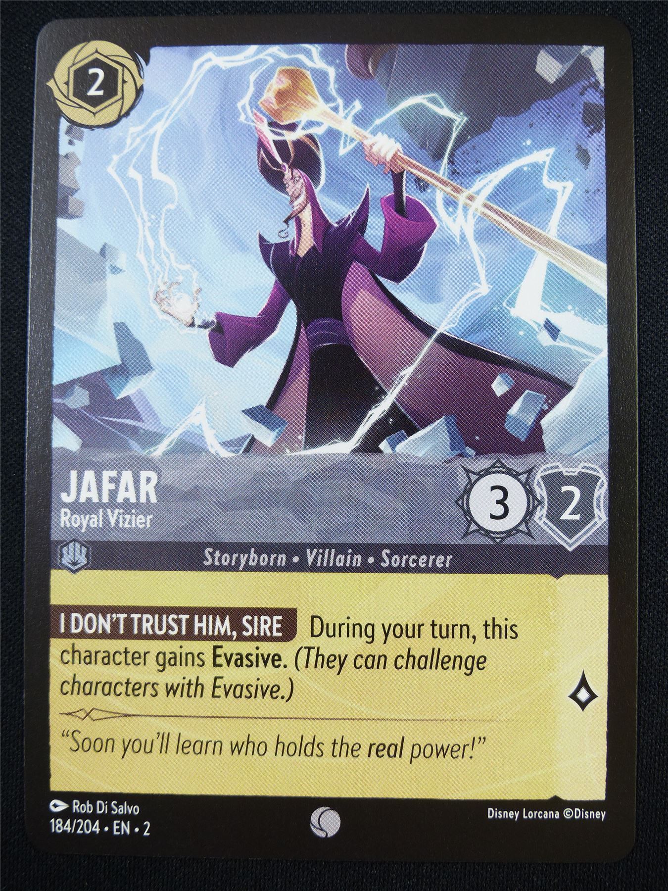 Jafar Royal Vizier 184/204 - Lorcana Card #4OG