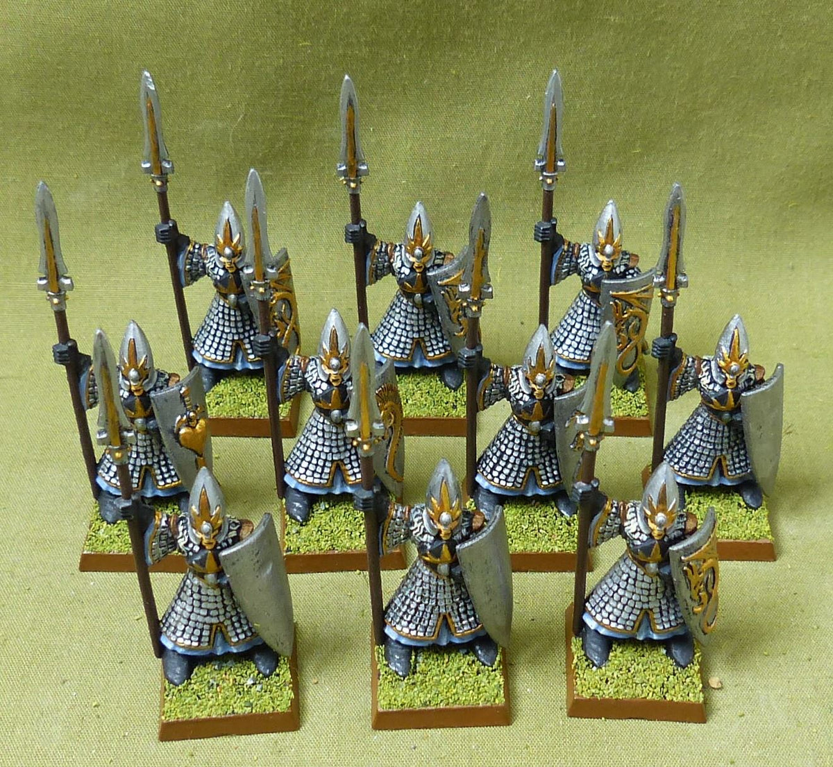 Classic Spearmen painted - High Elves - Warhamer Fantasy #4WQ