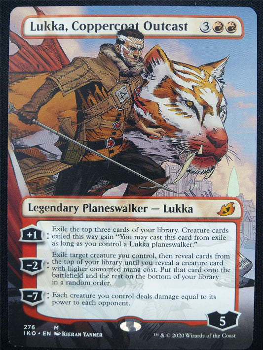 Lukka Coppercoat Outcast Borderless - IKO - Mtg Card #2UN