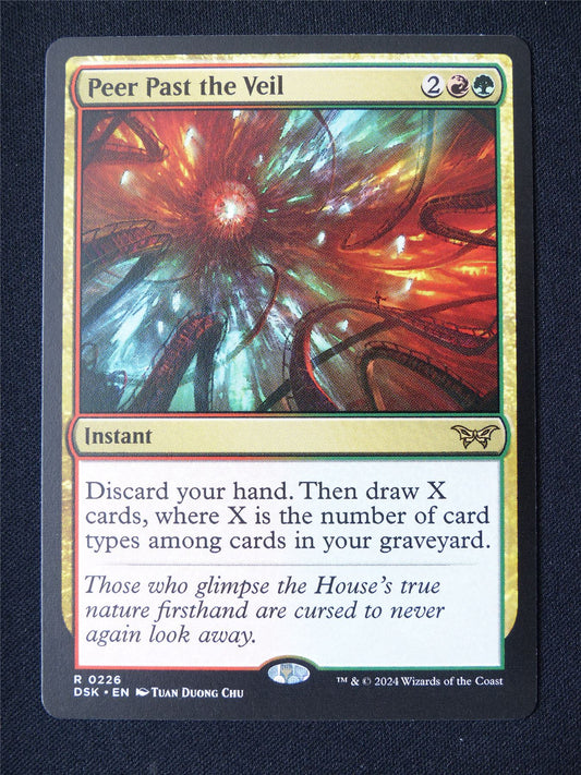 Peer Past the Veil - DSK - Mtg Card #32C