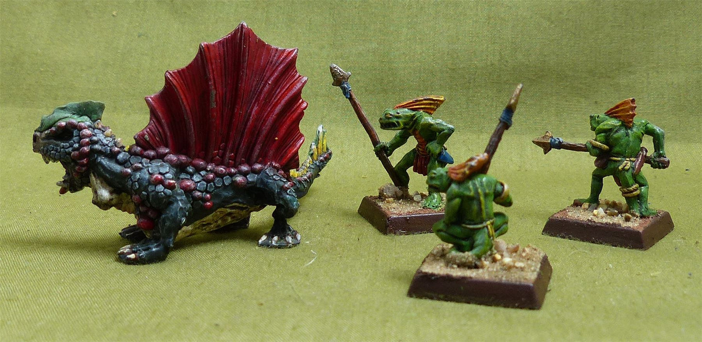 Classic Metal Salamander Spawn of Chotec painted - Seraphon - Warhammer AoS #2OX