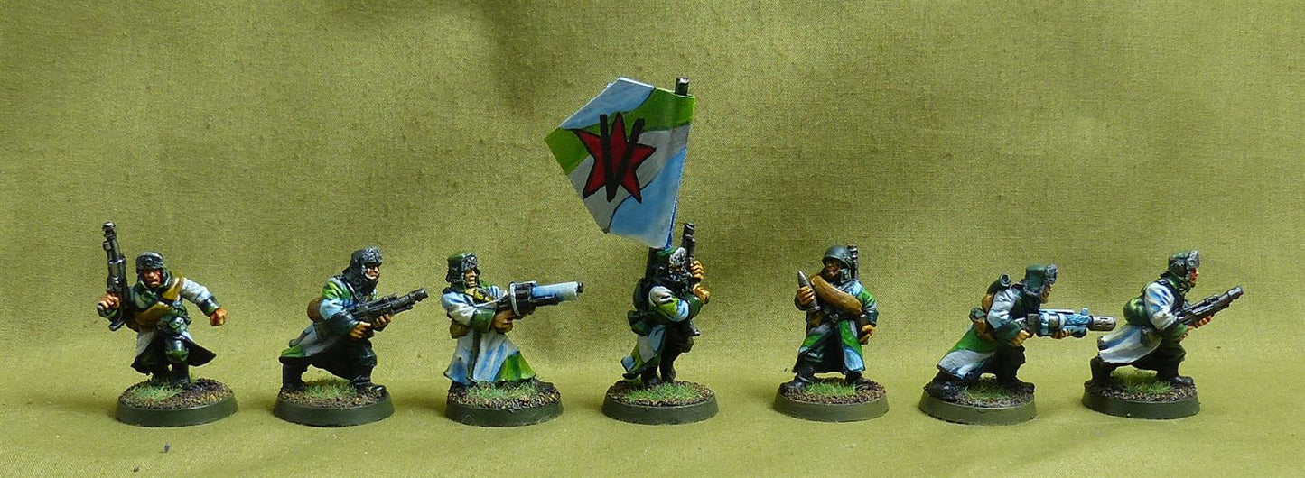 Classic Metal Valhalla Ice Warriors painted - Imperial Guards - Warhammer 40K #1PN