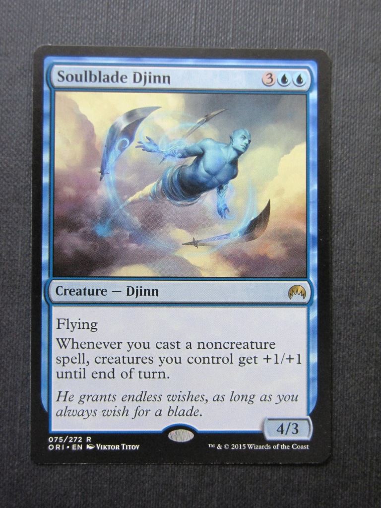 Soulblade Djinn - Mtg Magic Cards #5K