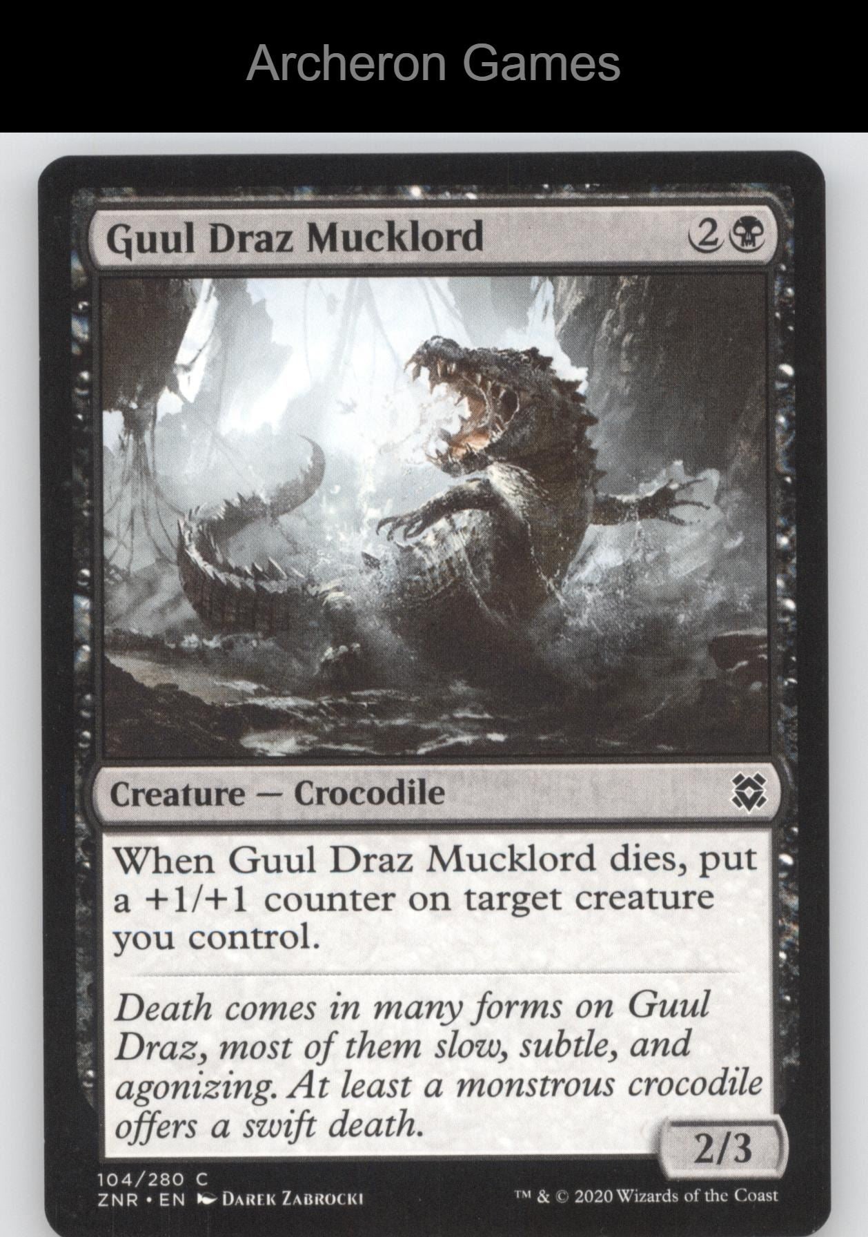 Guul Draz Mucklord 104 C MTG Card Zendikar Rising