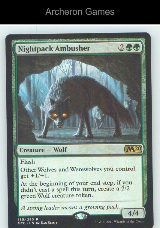 Nightpack Ambusher M20 185 R MTG Card NM/EX+