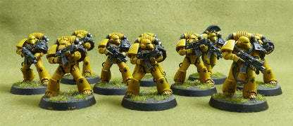 MKVI Tactical Squad set of 10 painted - Imperial Fists - Warhammer Horus Heresy #2N7