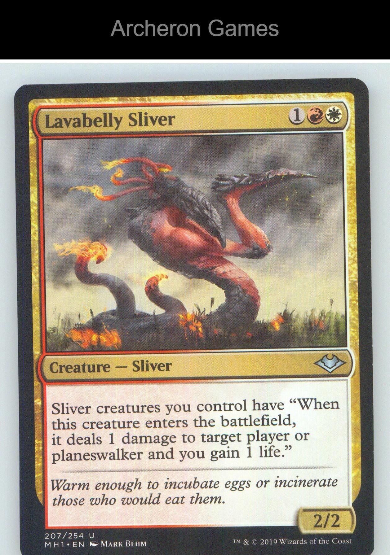 Lavabelly Sliver MH1 207 UC MTG Card NM/EX+