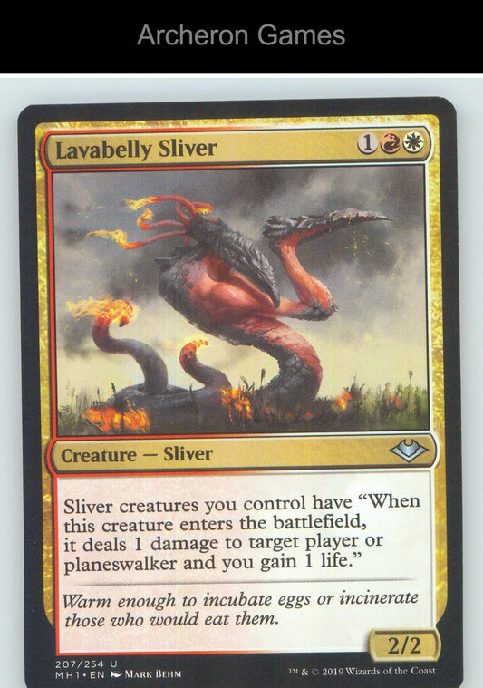 Lavabelly Sliver MH1 207 UC MTG Card NM/EX+