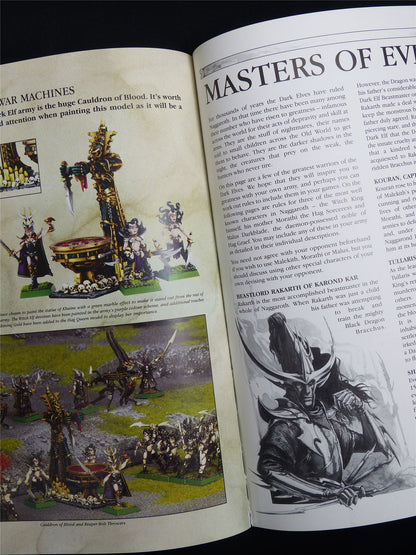 Warhammer Armies: Dark Elves 6th Edition Softback - Warhammer Old World #1H4