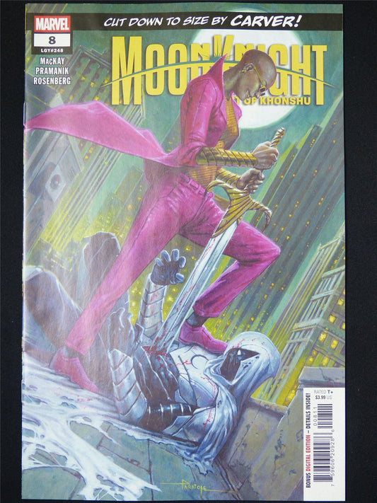 MOON Knight: Fist of Khonshu #8 - Jul 2025 Marvel Comic #OT