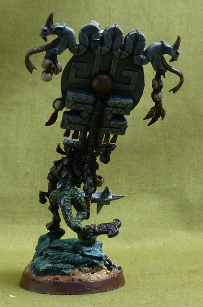 Saurus Astrolith Bearer painted - Seraphon - Warhammer AoS #2MD