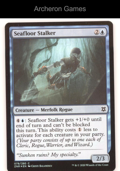 Seafloor Stalker 78 C MTG Card Zendikar Rising