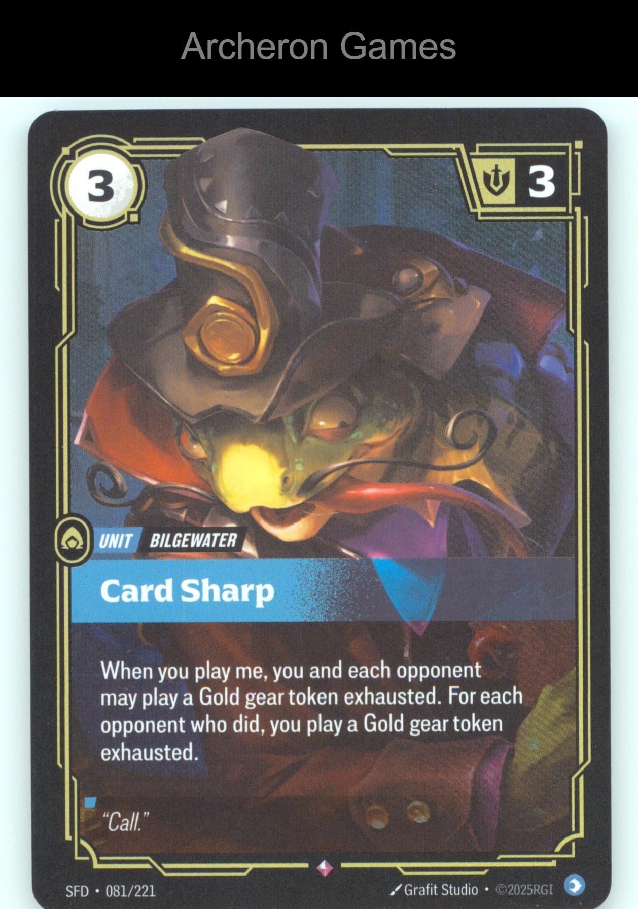 Card Sharp SFD 081/221 R  Card Spiritforged