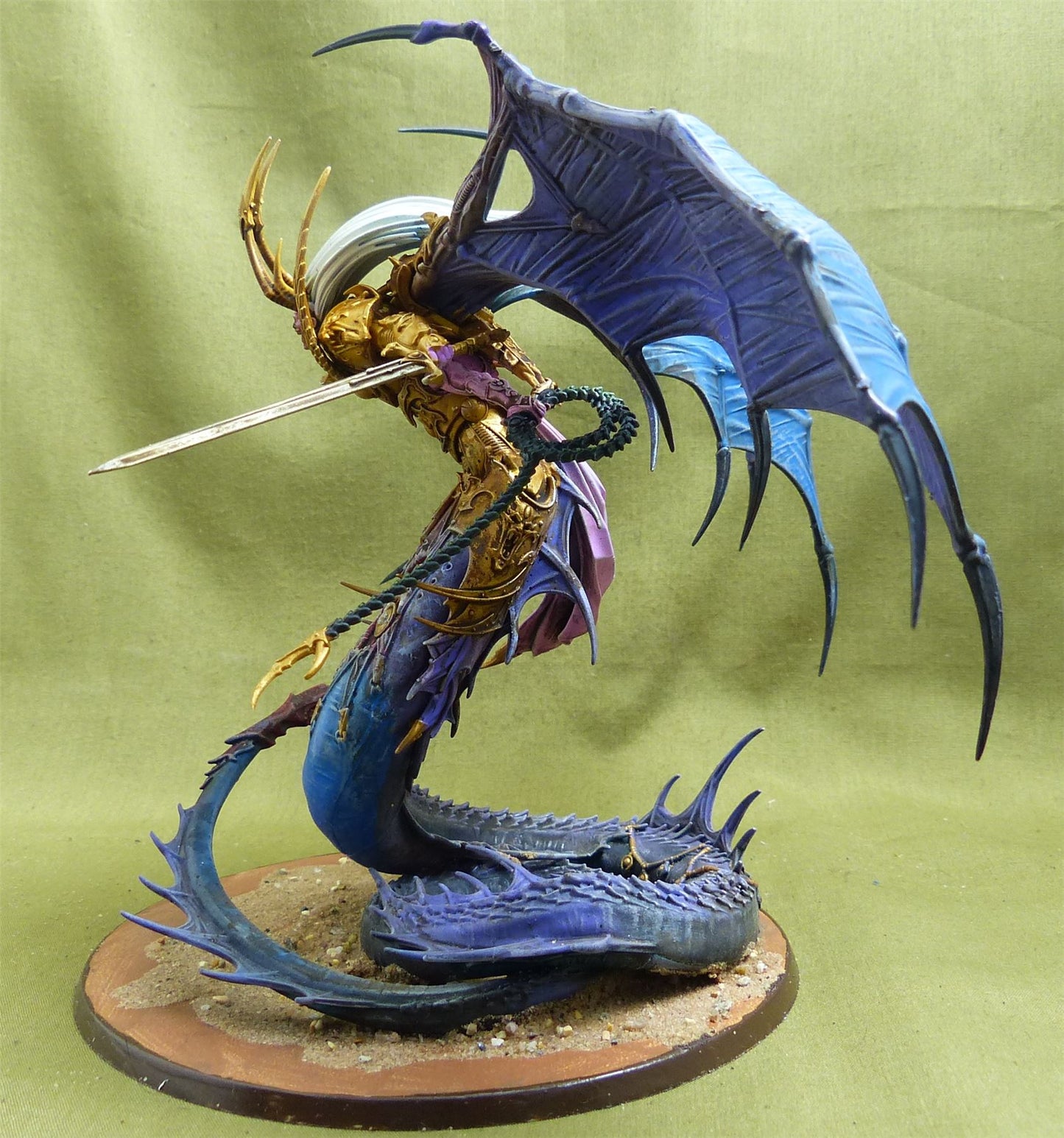 Fulgrim Daemon Primarch of Slaanesh painted - Emperor's Children - Warhammer 40K #62L