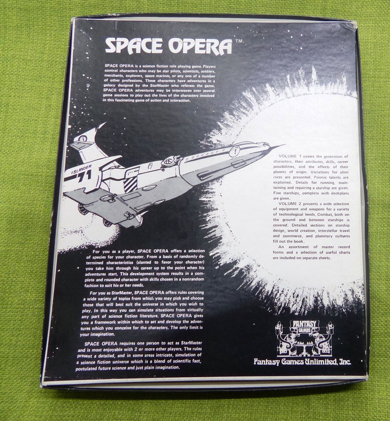 Space Opera - The Complete Science Fiction Roleplay Game #6E