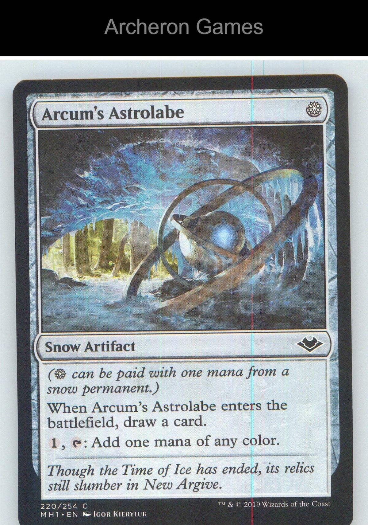 Arcum's Astrolabe MH1 220 C MTG Card NM/EX+