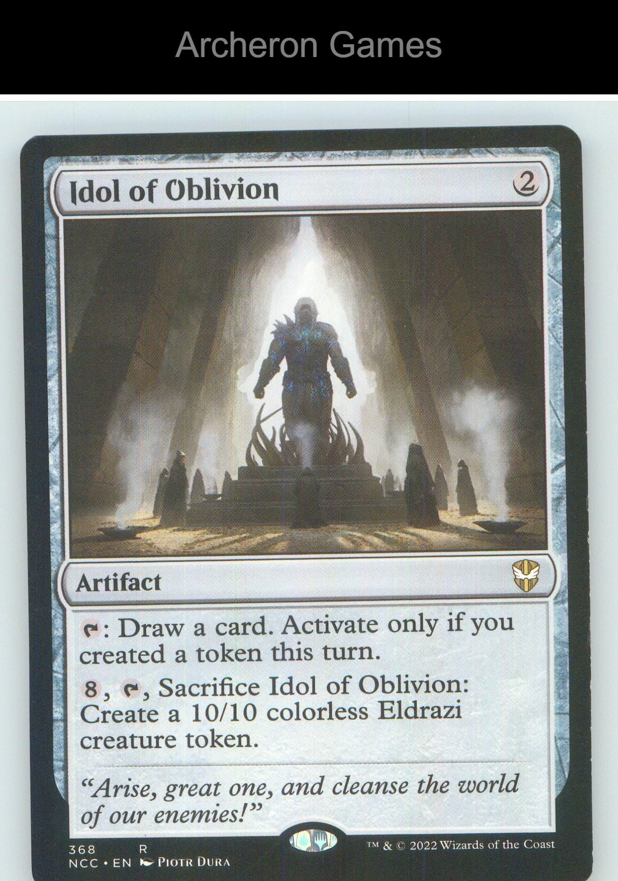 Idol of Oblivion NCC 368 R MTG Card NM/EX+