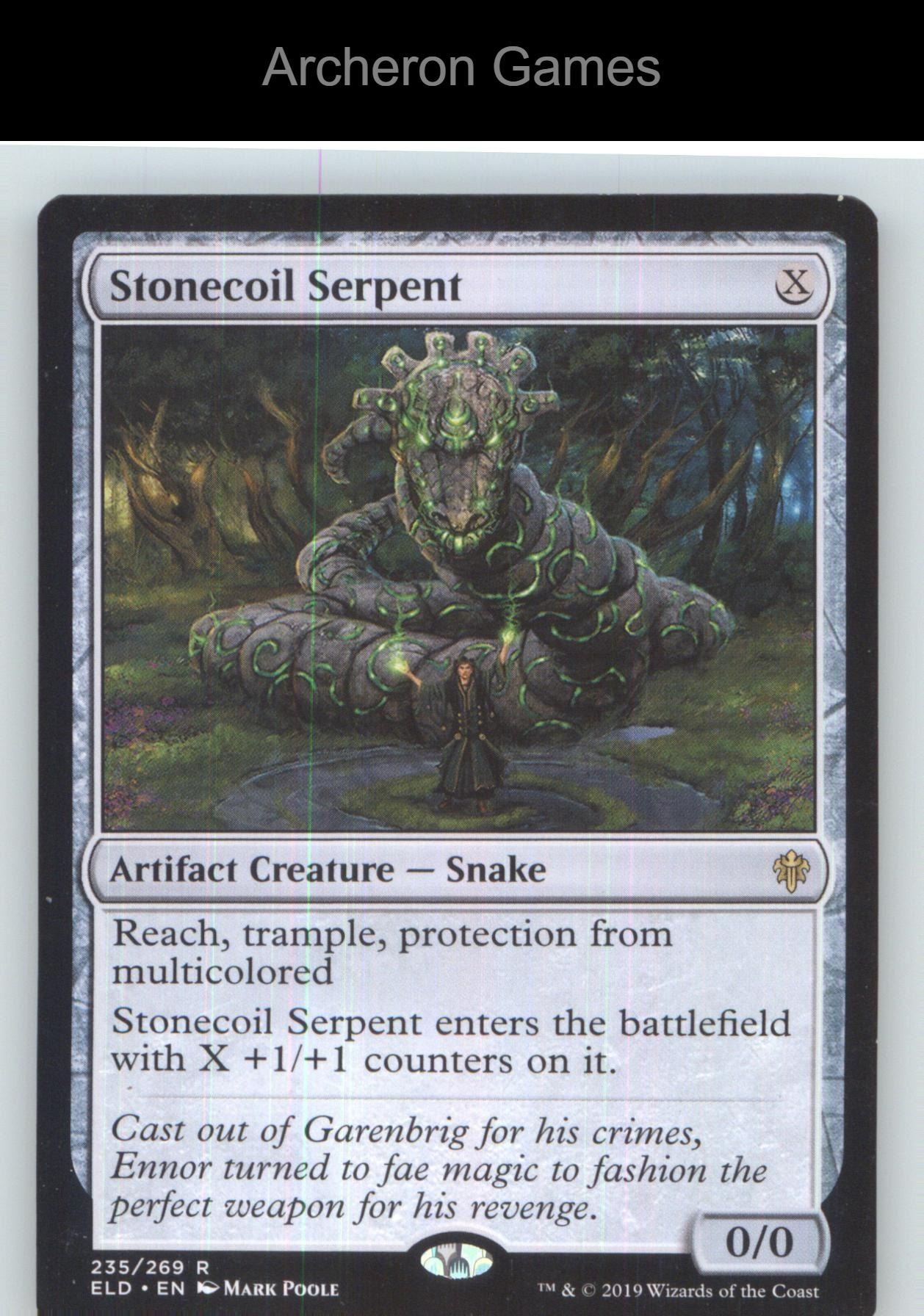 Stonecoil Serpent ELD 235 R MTG Card NM/EX+