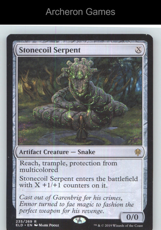 Stonecoil Serpent ELD 235 R MTG Card NM/EX+