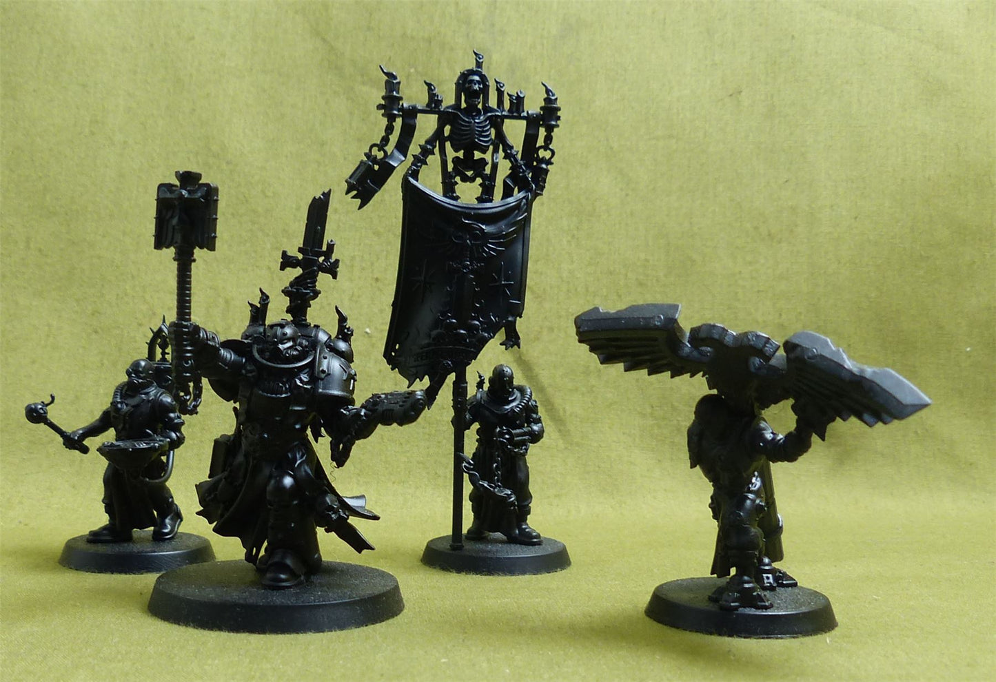 Chaplain Grimaldus & Retinue - Black Templars - Warhammer 40K #312