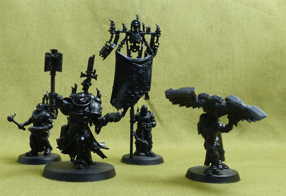 Chaplain Grimaldus & Retinue - Black Templars - Warhammer 40K #312