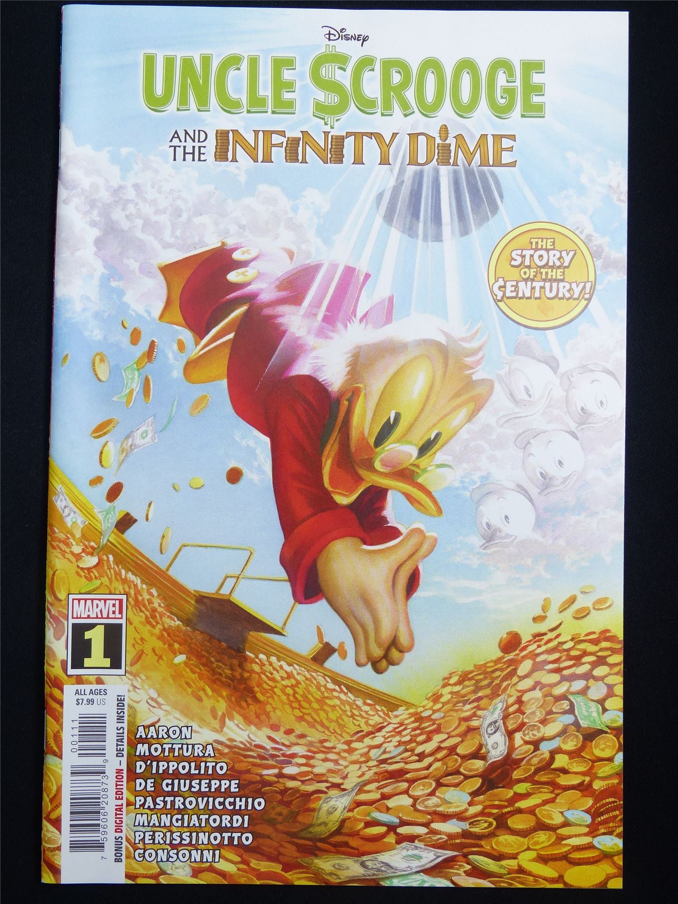 Disney UNCLE Scrooge and the Infinity Dime #1 - Marvel Comic #2EV