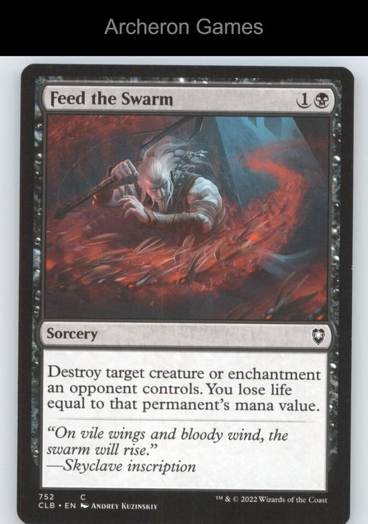 Feed the Swarm 752 C MTG Card Commander Legends: Battle for Baldur's Gate