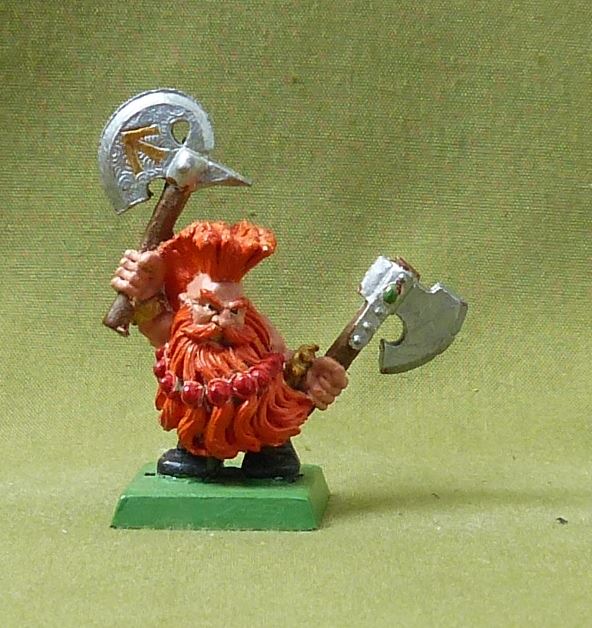 Classic Metal Dwarf Berzerker - Dwarves - Warhammer Fantasy #6D