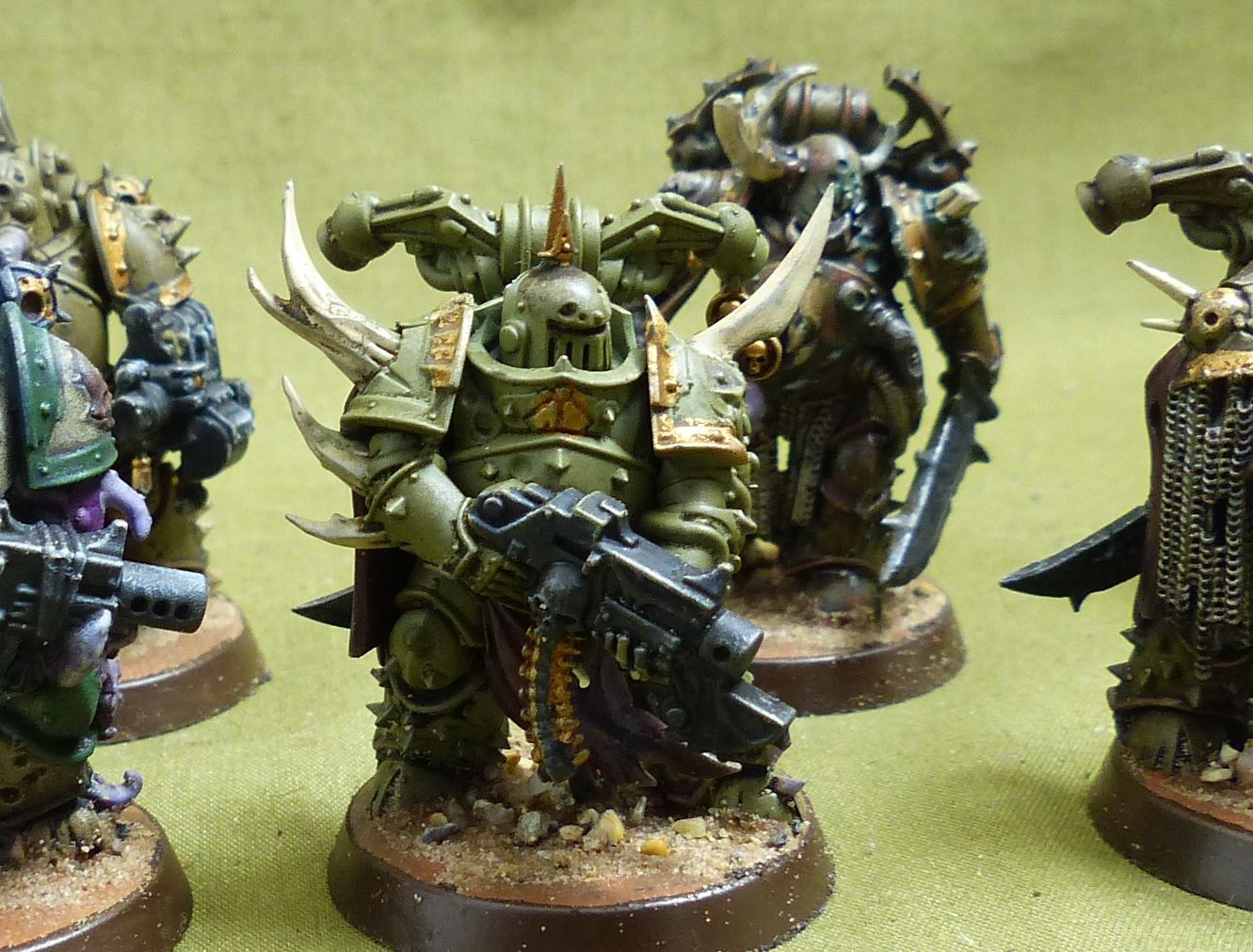 Plague Marines painted - Death Guard - Warhammer 40K #FD
