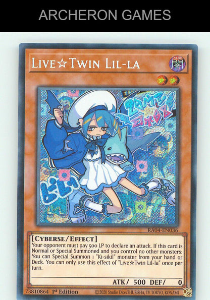 Live Twin Lil-la (PUR) SEC YUGIOH Card