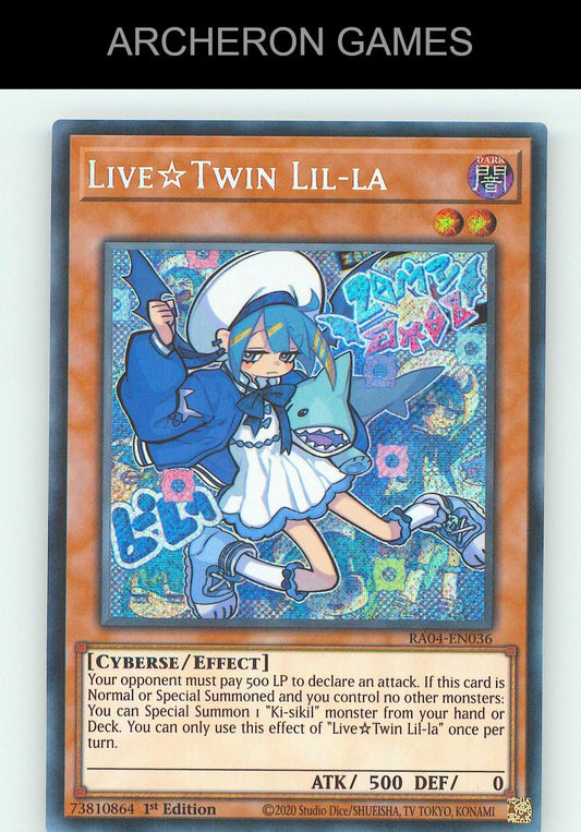 Live Twin Lil-la (PUR) SEC YUGIOH Card