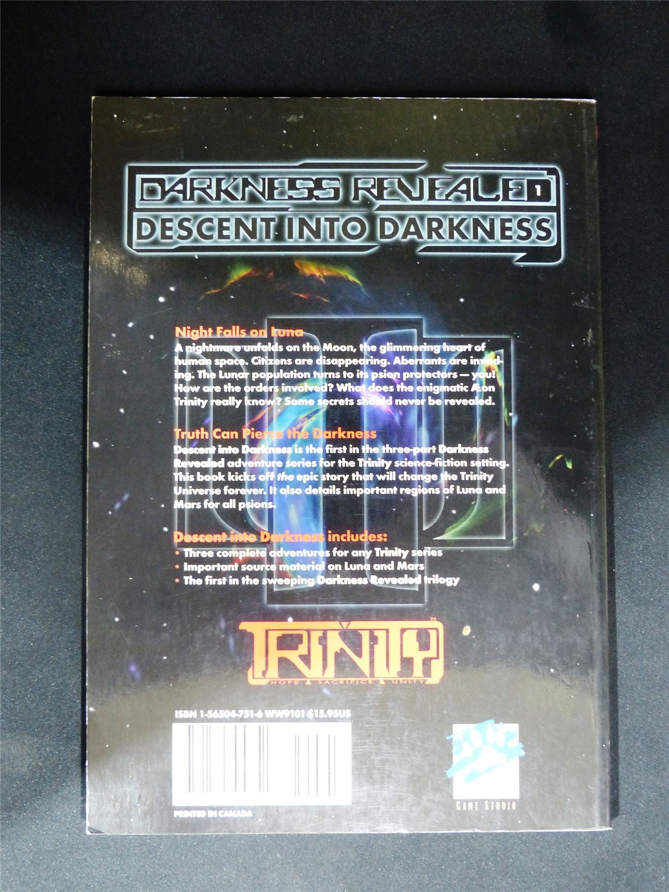 Darkness Revealed 1: Descent into Darkness WW9101 - White Wolf Roleplay Softback #2UW