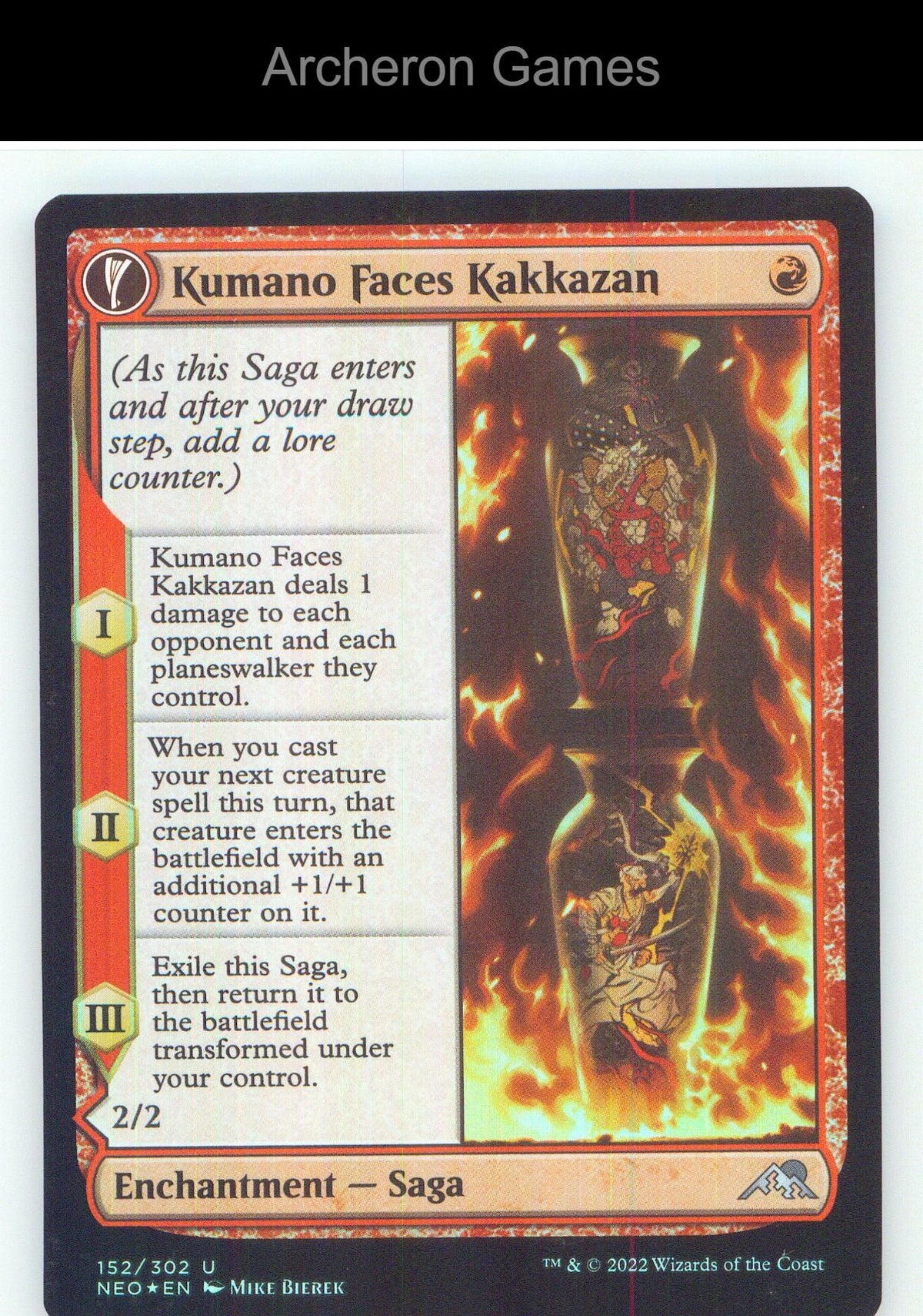 Kumano Faces Kakkazan NEO 152 UC MTG Card NM/EX+